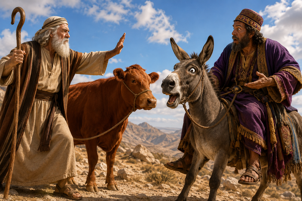 The Red Heifer and the Talking Donkey